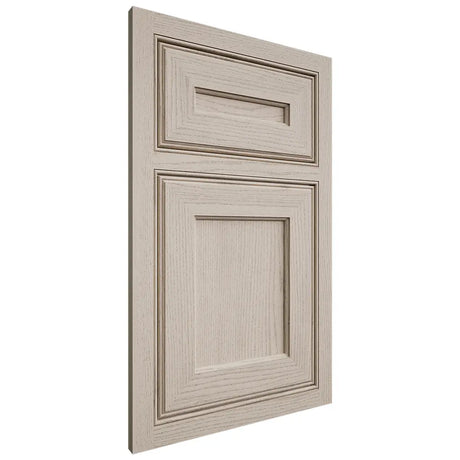 Shiloh Cabinetry Beaded Inset Essex Walnut Plain Cut Seagull Door