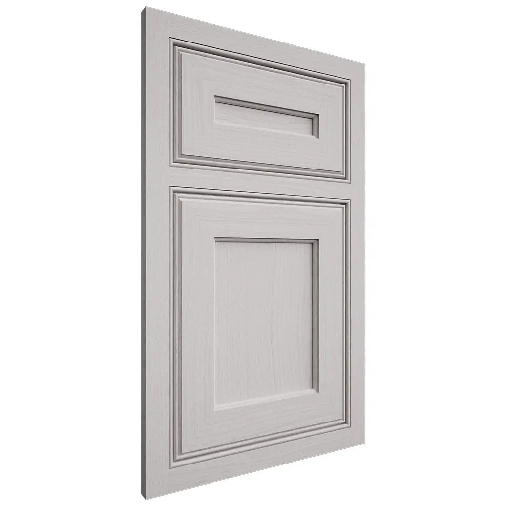 Shiloh Cabinetry Beaded Inset Essex White Oak Plain Cut Cotton Door