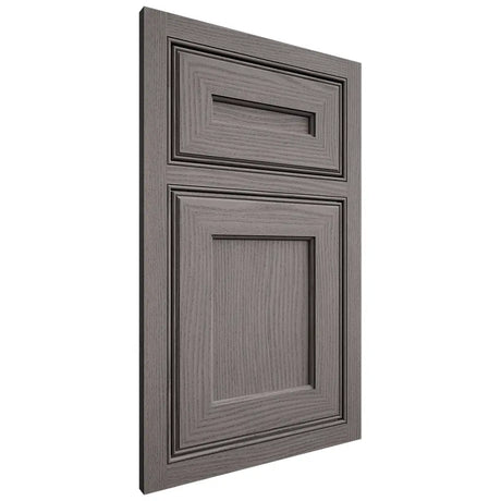 Shiloh Cabinetry Beaded Inset Essex White Oak Plain Cut Flagstone Door