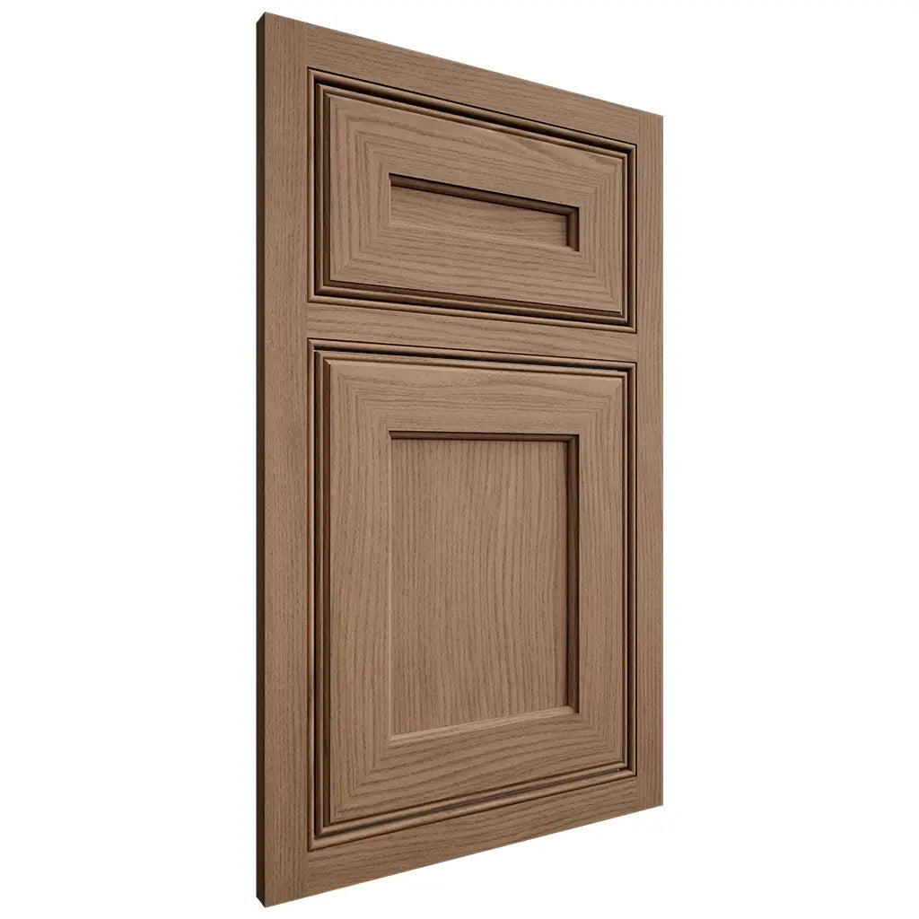 Shiloh Cabinetry Beaded Inset Essex White Oak Plain Cut Medium Door