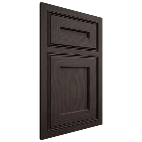 Shiloh Cabinetry Beaded Inset Essex White Oak Plain Cut Morel Door