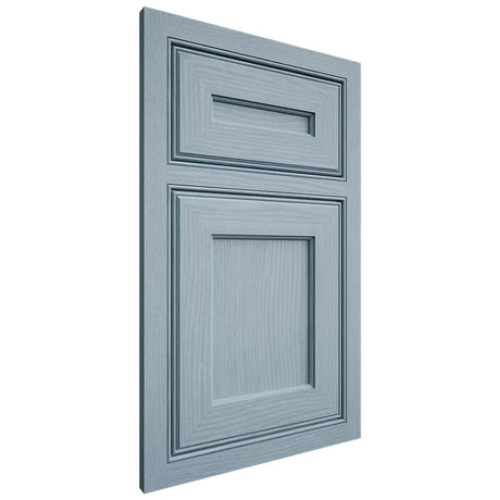Shiloh Cabinetry Beaded Inset Essex White Oak Plain Cut Sky Door