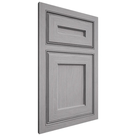 Shiloh Cabinetry Beaded Inset Essex White Oak Plain Cut Stratus Door