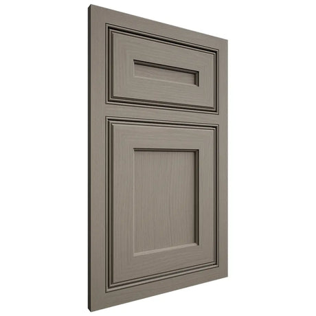 Shiloh Cabinetry Beaded Inset Essex White Oak Plain Cut Thyme Door
