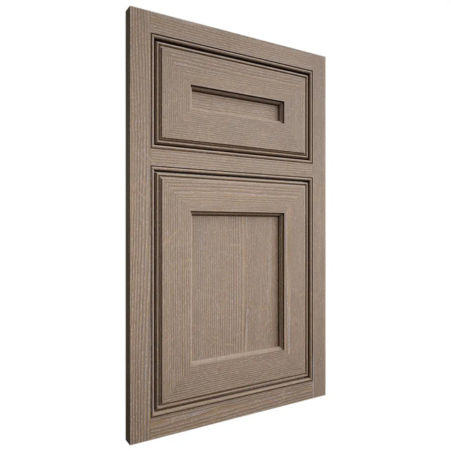 Shiloh Cabinetry Beaded Inset Essex White Oak Quarter Sawn Almond Door