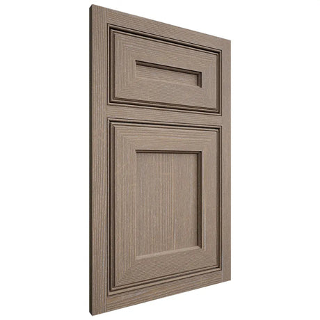 Shiloh Cabinetry Beaded Inset Essex White Oak Quarter Sawn Almond Door
