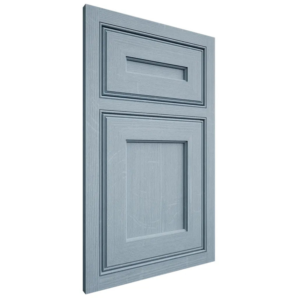 Shiloh Cabinetry Beaded Inset Essex White Oak Quarter Sawn Sky Door