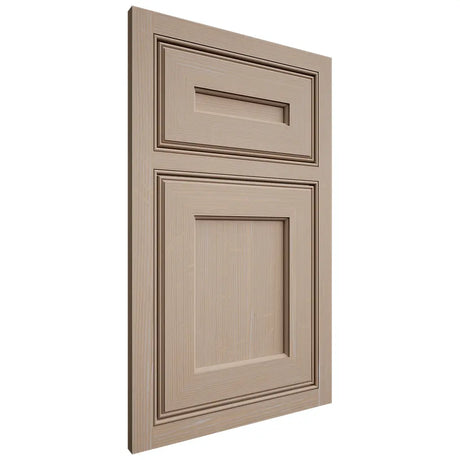 Shiloh Cabinetry Beaded Inset Essex White Oak Quarter Sawn Straw Door