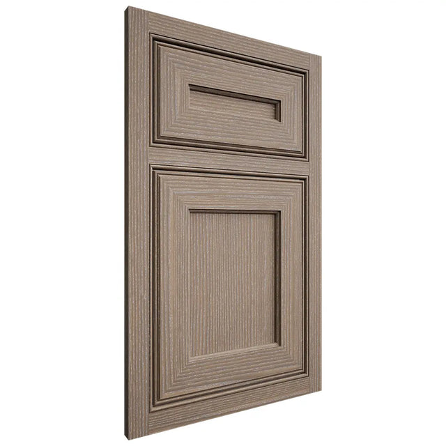 Shiloh Cabinetry Beaded Inset Essex White Oak Rift Cut Almond Door