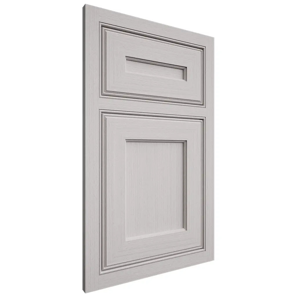 Shiloh Cabinetry Beaded Inset Essex White Oak Rift Cut Cotton Door