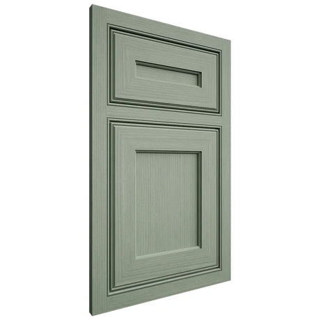 Shiloh Cabinetry Beaded Inset Essex White Oak Rift Cut Moss Door