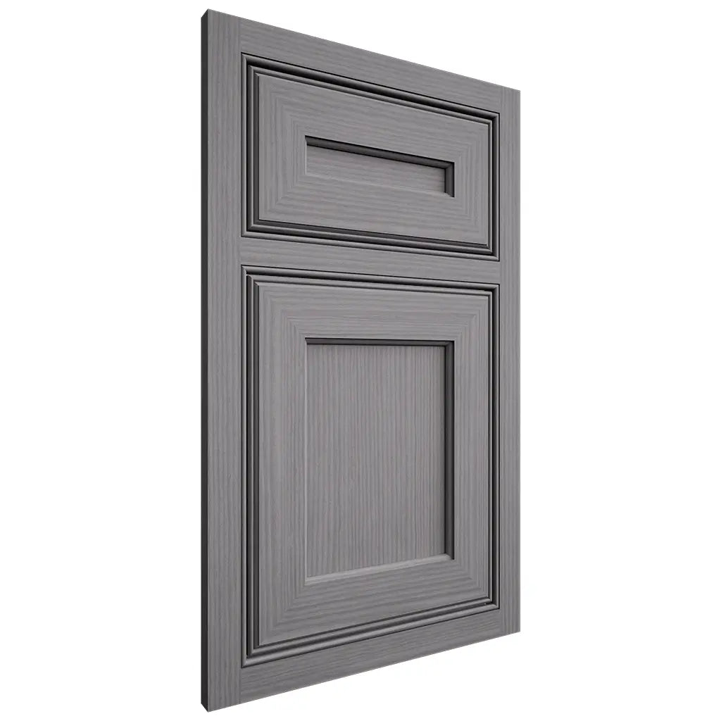 Shiloh Cabinetry Beaded Inset Essex White Oak Rift Cut Sterling Door