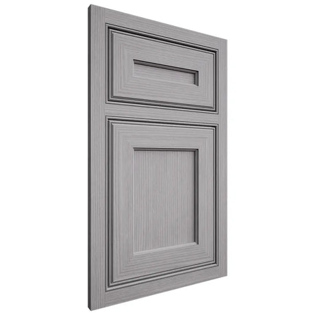 Shiloh Cabinetry Beaded Inset Essex White Oak Rift Cut Stratus Door