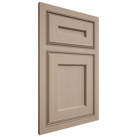Shiloh Cabinetry Beaded Inset Essex White Oak Rift Cut Straw Door