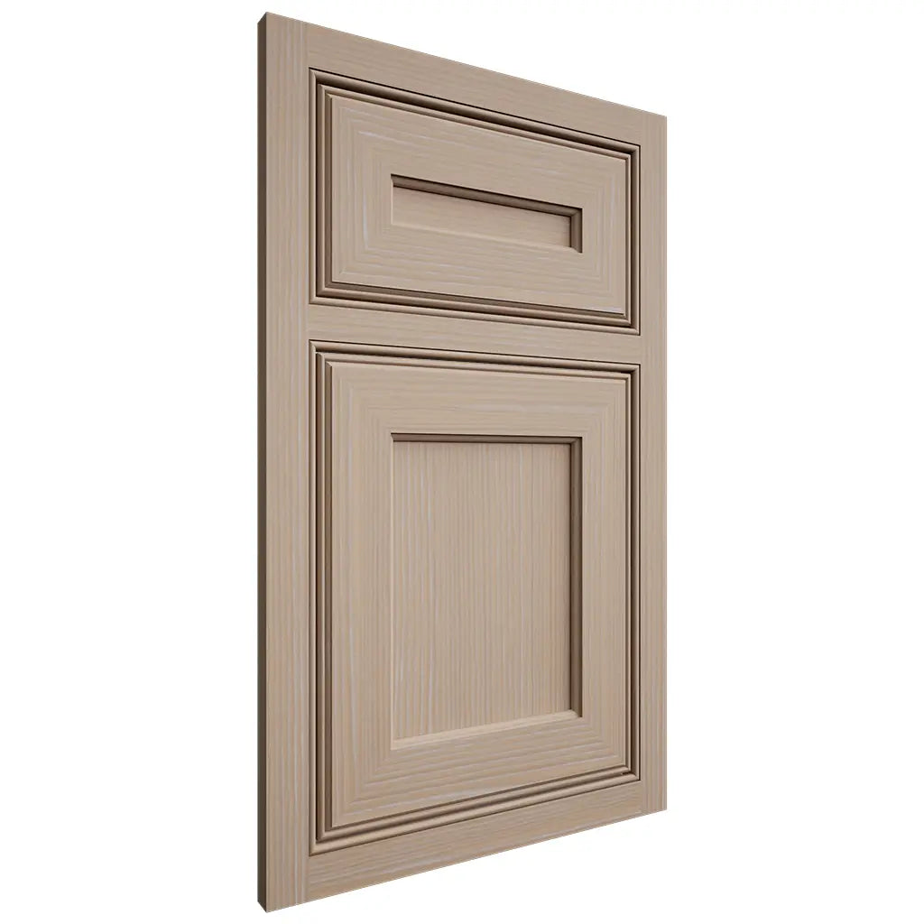 Shiloh Cabinetry Beaded Inset Essex White Oak Rift Cut Straw Door