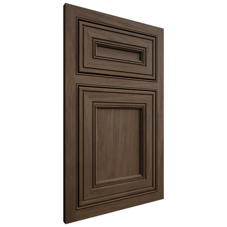Shiloh Cabinetry Beaded Inset Glenbrook Alder Plain Cut Caviar Door