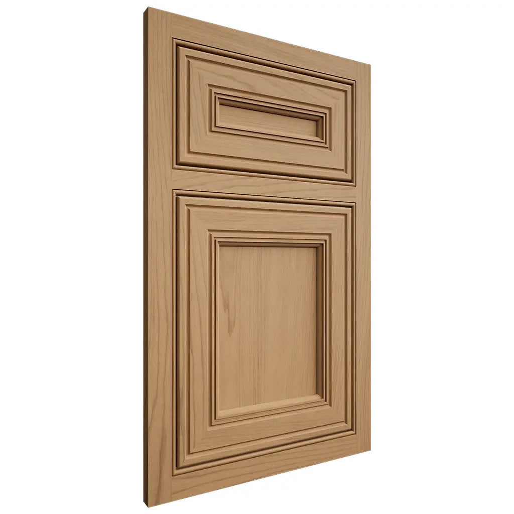 Shiloh Cabinetry Beaded Inset Glenbrook Alder Plain Cut Natural Door
