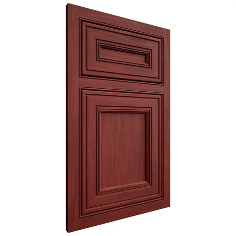 Shiloh Cabinetry Beaded Inset Glenbrook Cherry Plain Cut Red Door