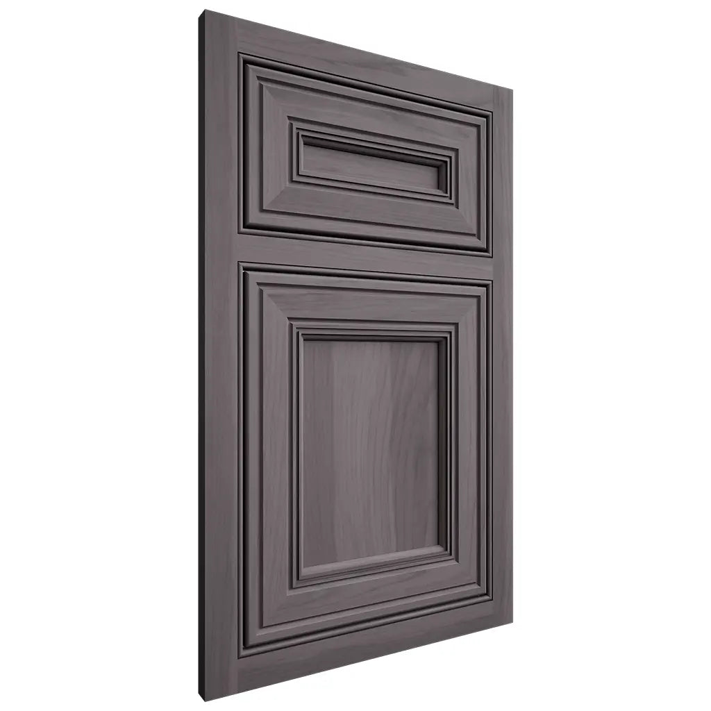Shiloh Cabinetry Beaded Inset Glenbrook Hickory Plain Cut Cadet Door