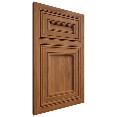 Shiloh Cabinetry Beaded Inset Glenbrook Hickory Plain Cut Chestnut Door