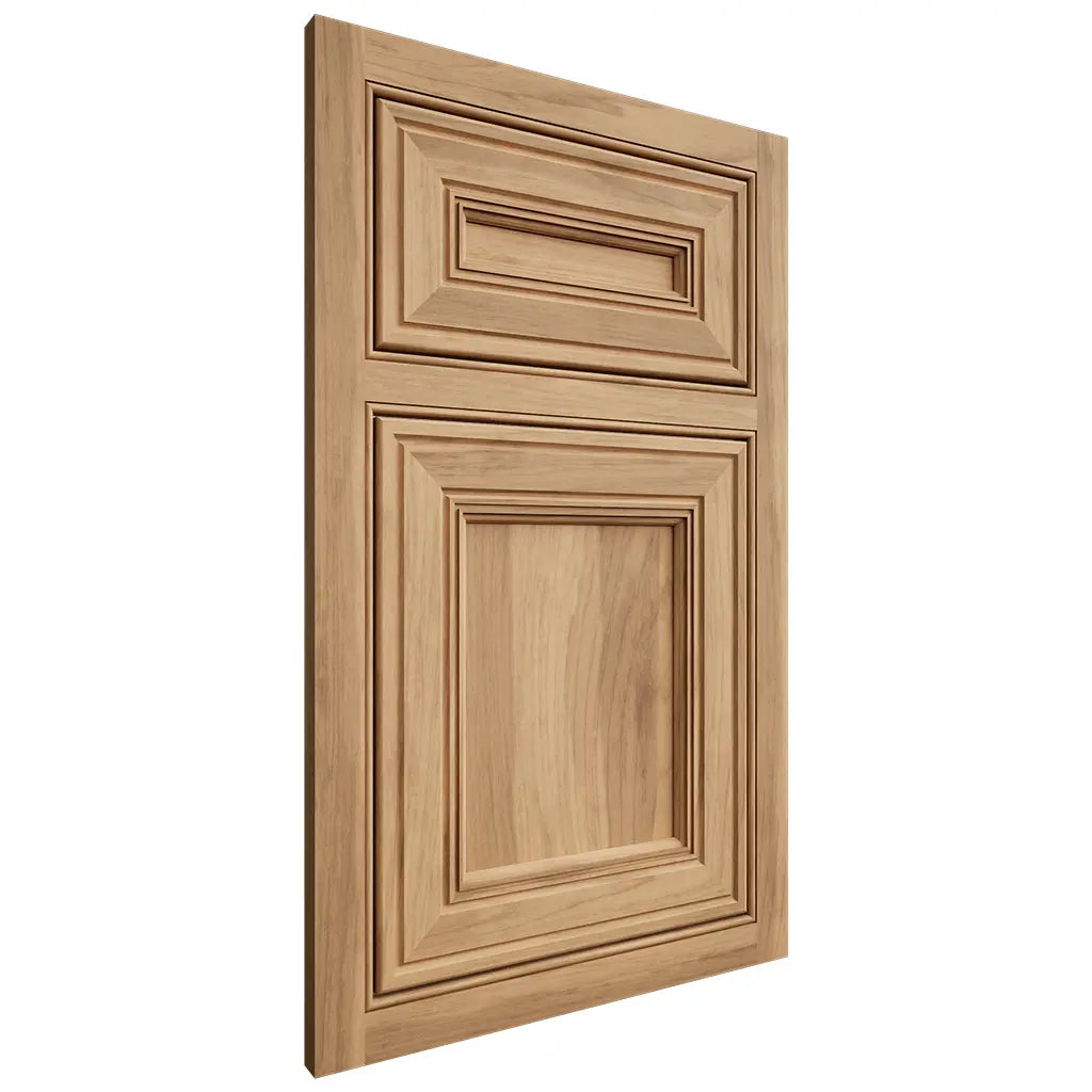 Shiloh Cabinetry Beaded Inset Glenbrook Hickory Plain Cut Natural Door