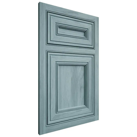 Shiloh Cabinetry Beaded Inset Glenbrook Hickory Plain Cut Sky Door