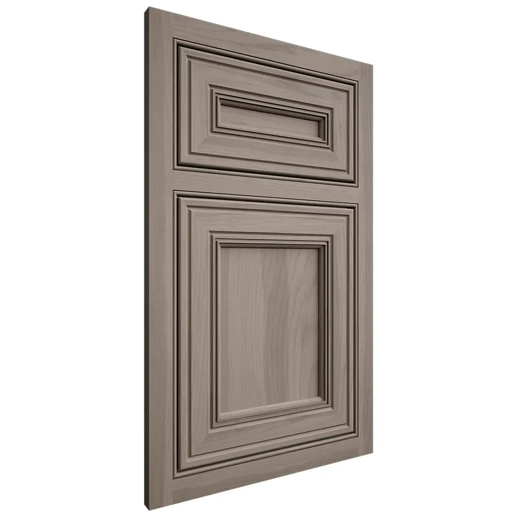 Shiloh Cabinetry Beaded Inset Glenbrook Hickory Plain Cut Sterling Door