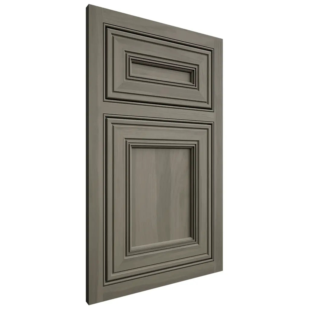 Shiloh Cabinetry Beaded Inset Glenbrook Hickory Plain Cut Thyme Door