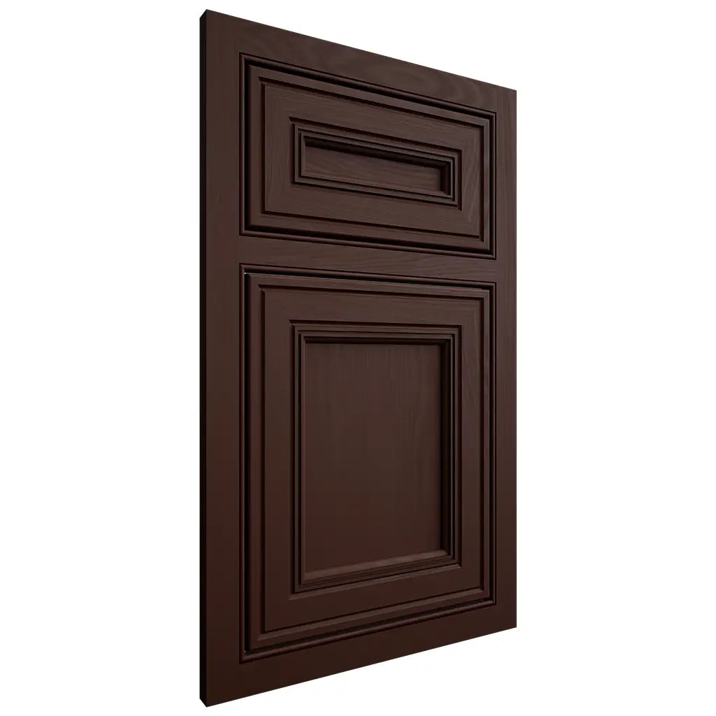 Shiloh Cabinetry Beaded Inset Glenbrook Maple Plain Cut Cocoa Door