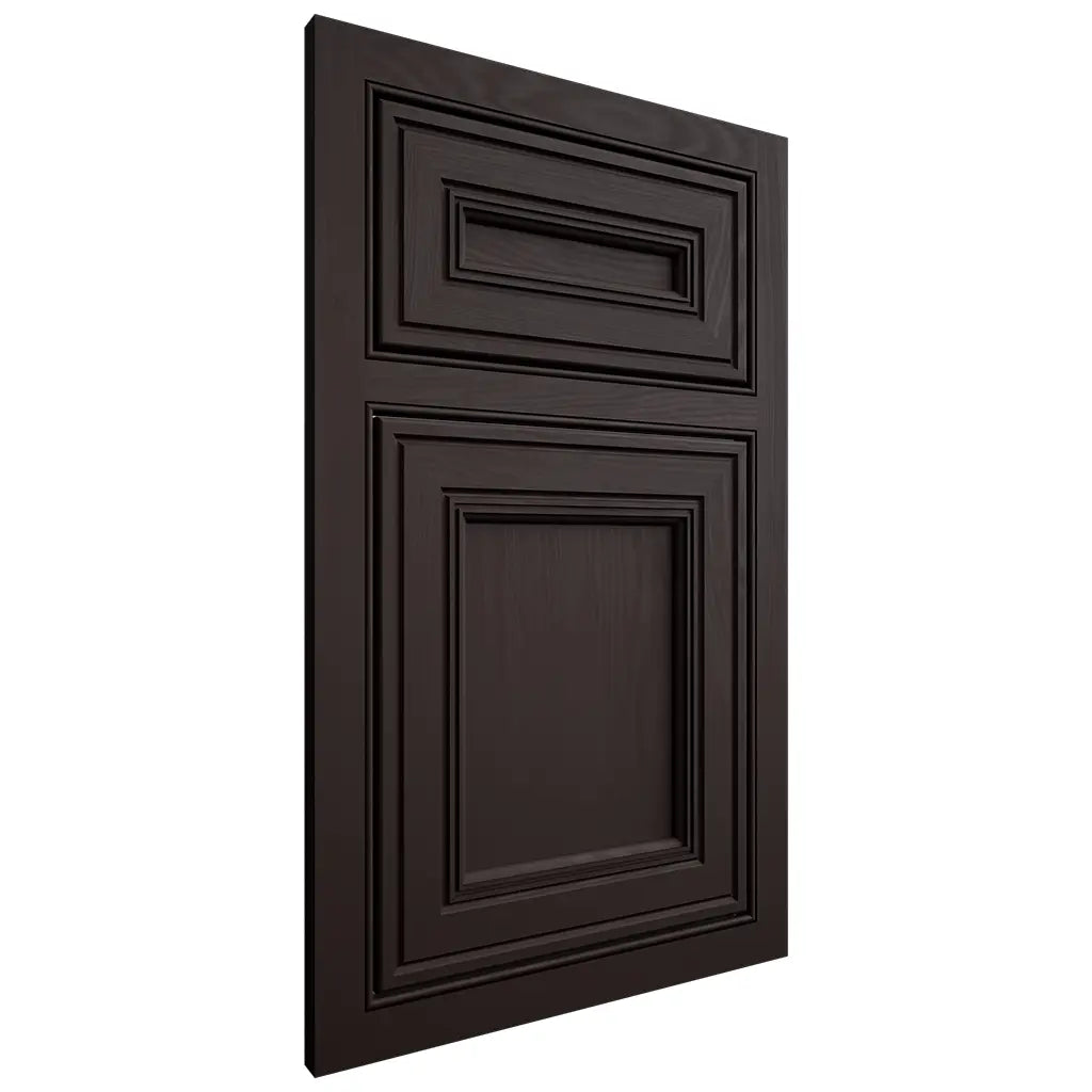 Shiloh Cabinetry Beaded Inset Glenbrook Maple Plain Cut Espresso Door