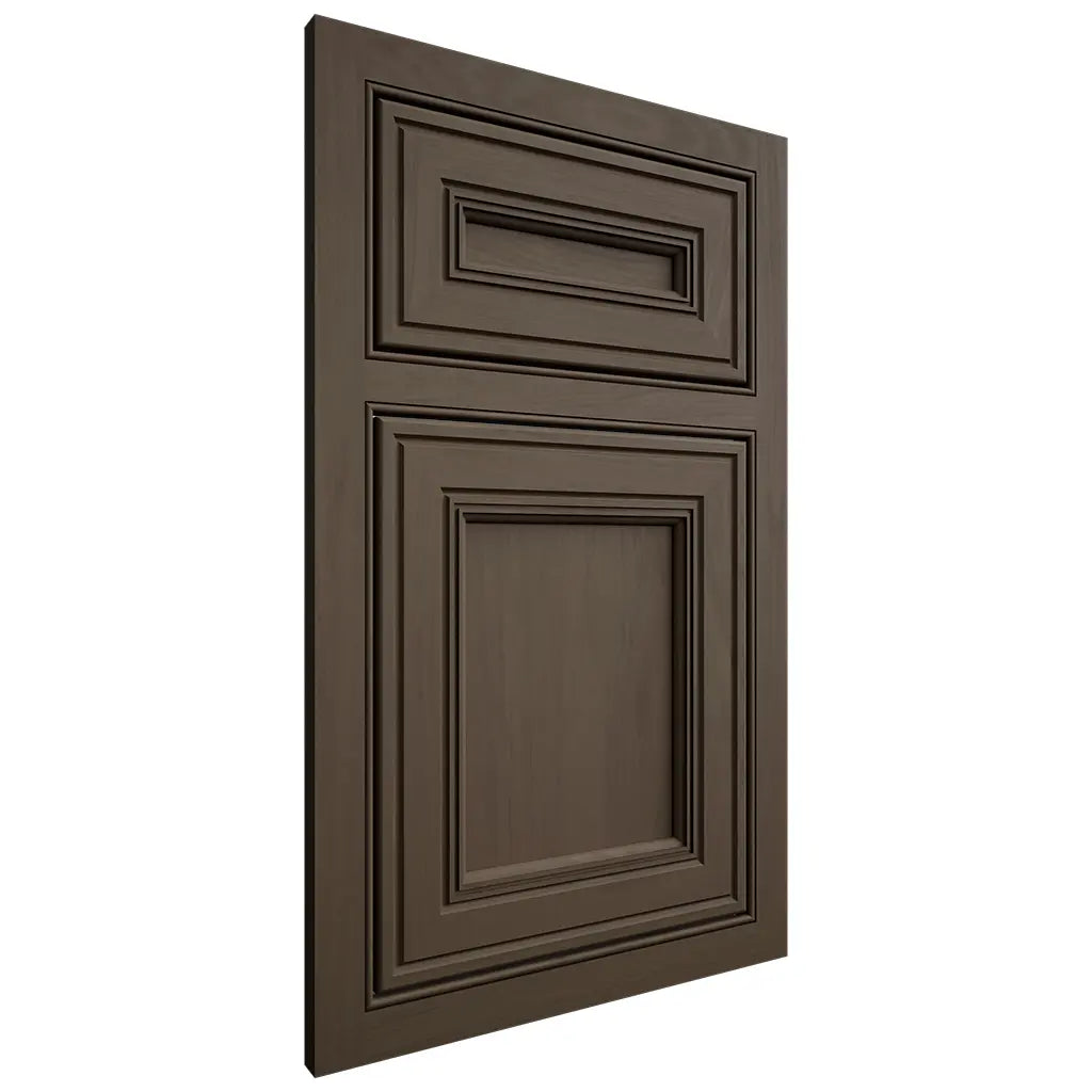 Shiloh Cabinetry Beaded Inset Glenbrook Maple Plain Cut Perfect Brown Door