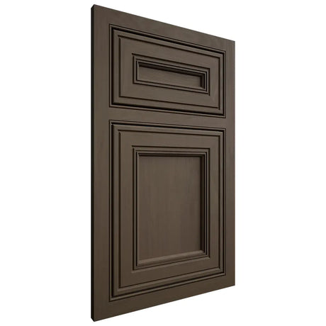 Shiloh Cabinetry Beaded Inset Glenbrook Maple Plain Cut Perfect Brown Door