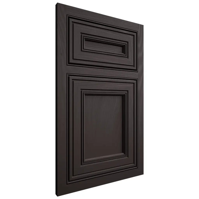 Shiloh Cabinetry Beaded Inset Glenbrook Poplar Plain Cut Carbon Door