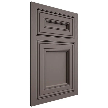 Shiloh Cabinetry Beaded Inset Glenbrook Poplar Plain Cut Heatherstone Door