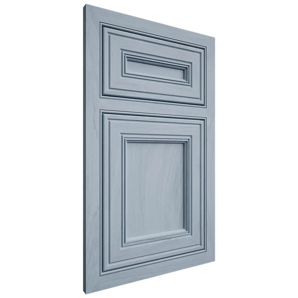 Shiloh Cabinetry Beaded Inset Glenbrook Poplar Plain Cut Sky Door