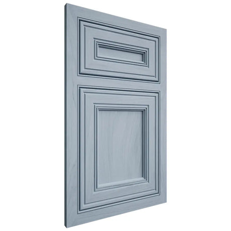 Shiloh Cabinetry Beaded Inset Glenbrook Poplar Plain Cut Sky Door