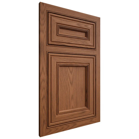 Shiloh Cabinetry Beaded Inset Glenbrook Red Oak Plain Cut Braun Door