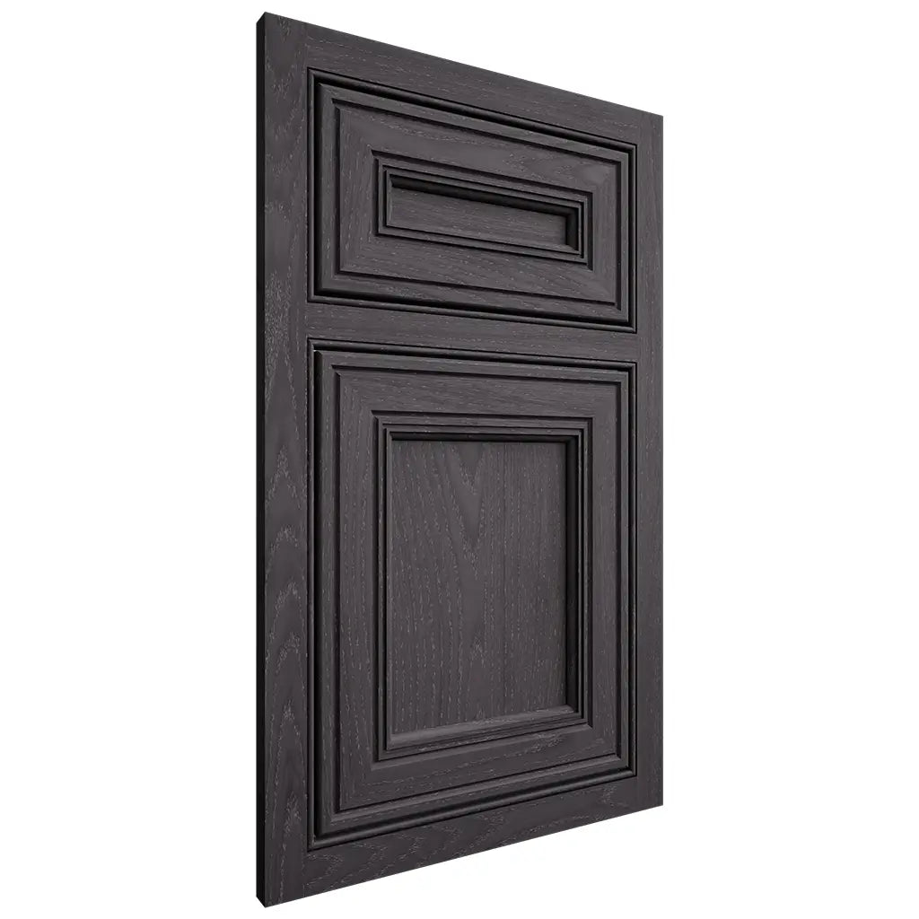 Shiloh Cabinetry Beaded Inset Glenbrook Red Oak Plain Cut Harbor Door