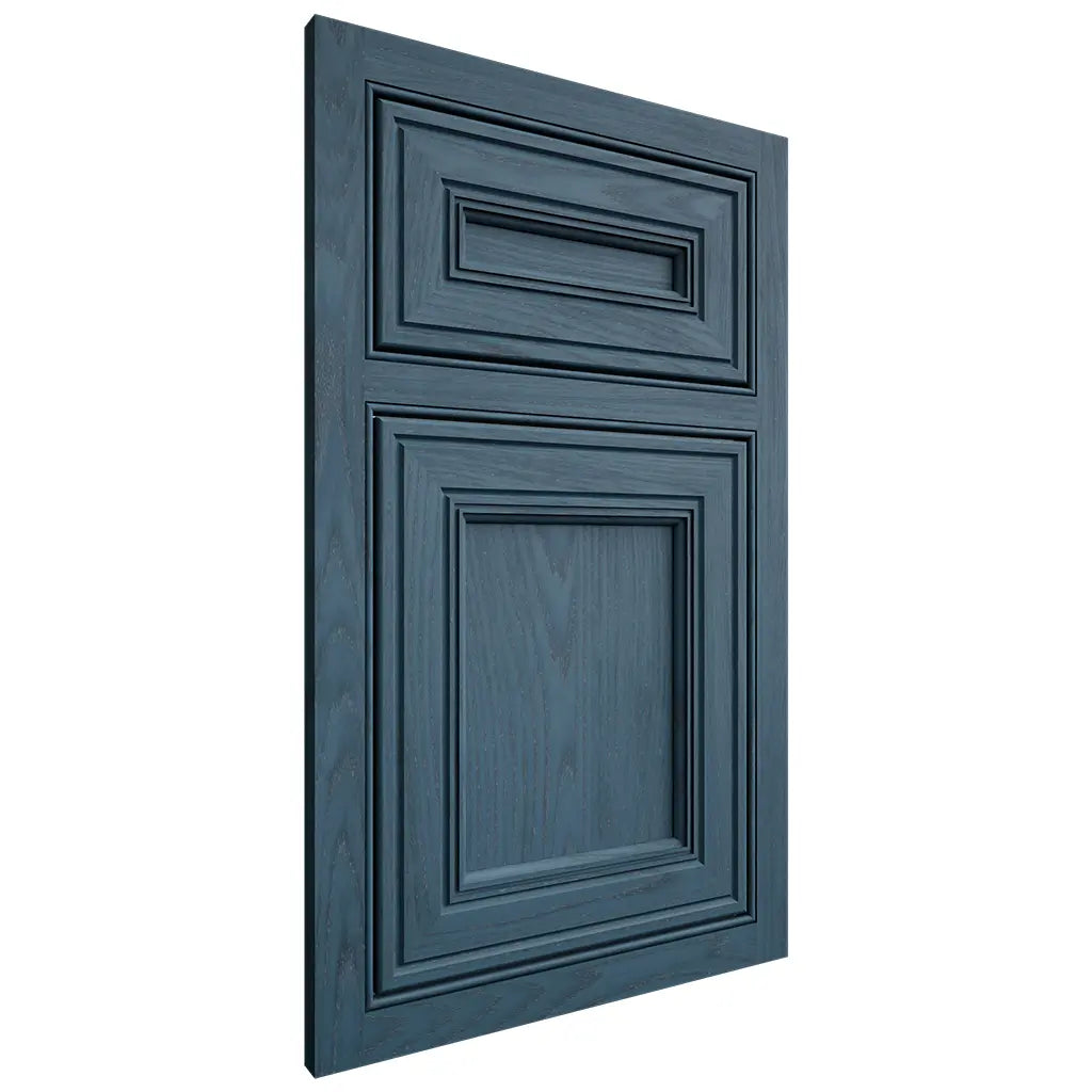 Shiloh Cabinetry Beaded Inset Glenbrook Red Oak Plain Cut Hudson Door