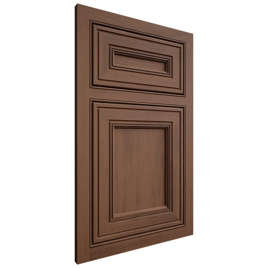 Shiloh Cabinetry Beaded Inset Glenbrook Walnut Plain Cut Natural Door