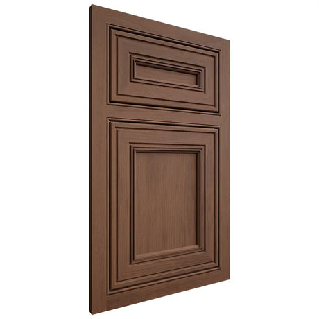 Shiloh Cabinetry Beaded Inset Glenbrook Walnut Plain Cut Natural Door