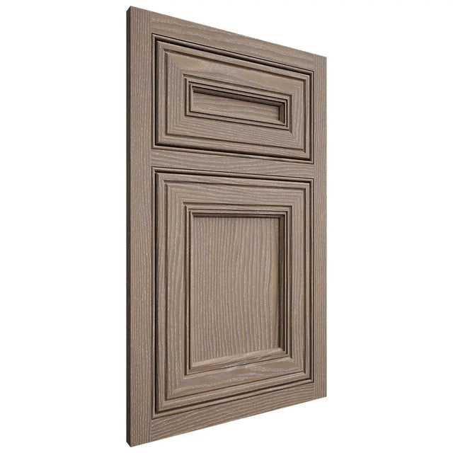 Shiloh Cabinetry Beaded Inset Glenbrook White Oak Plain Cut Almond Door