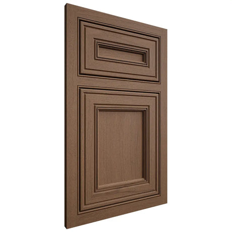 Shiloh Cabinetry Beaded Inset Glenbrook White Oak Plain Cut Autumn Door