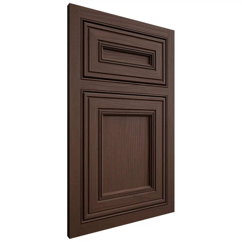 Shiloh Cabinetry Beaded Inset Glenbrook White Oak Plain Cut Braun Door