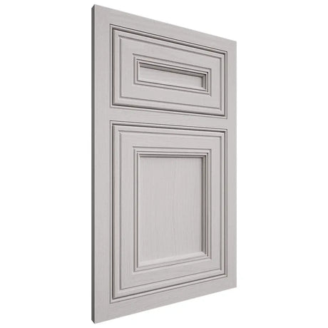 Shiloh Cabinetry Beaded Inset Glenbrook White Oak Plain Cut Cotton Door