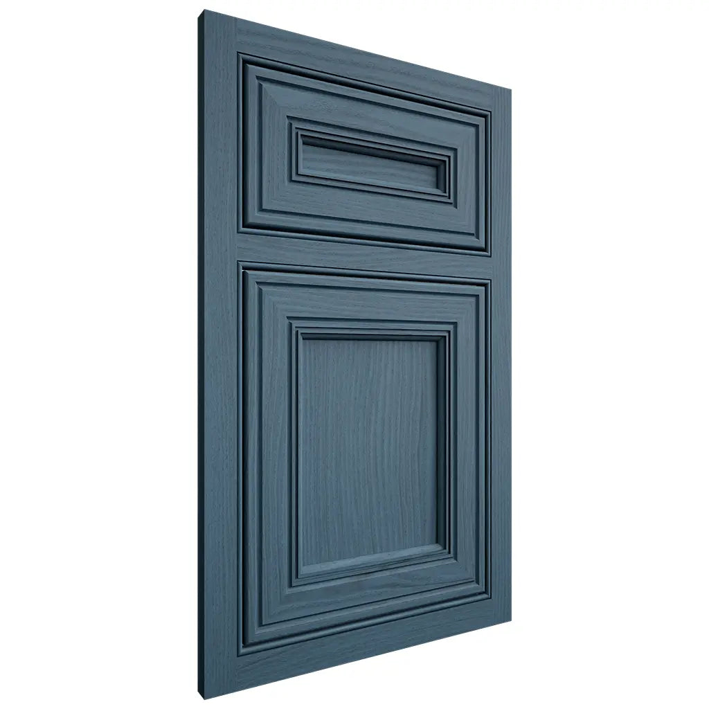 Shiloh Cabinetry Beaded Inset Glenbrook White Oak Plain Cut Hudson Door