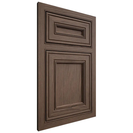 Shiloh Cabinetry Beaded Inset Glenbrook White Oak Plain Cut Mineral Door