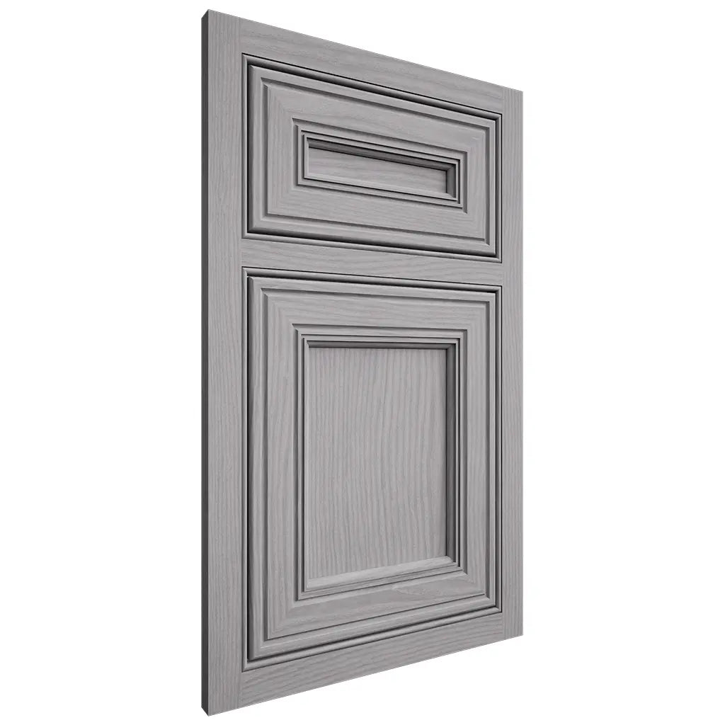 Shiloh Cabinetry Beaded Inset Glenbrook White Oak Plain Cut Stratus Door