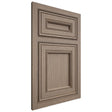 Shiloh Cabinetry Beaded Inset Glenbrook White Oak Quarter Sawn Almond Door