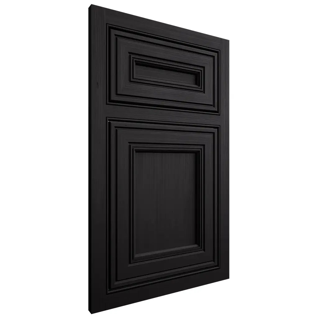 Shiloh Cabinetry Beaded Inset Glenbrook White Oak Quarter Sawn Espresso Door